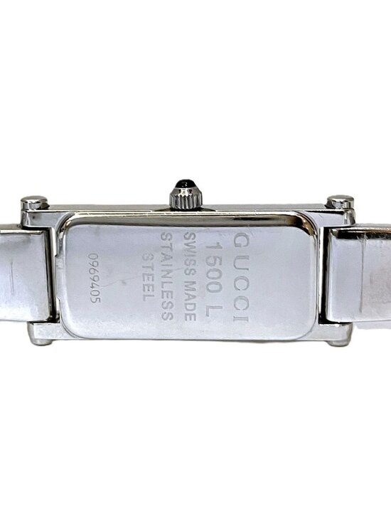 Gucci Square Bangle Watch Gross SS Black Dial main image 9